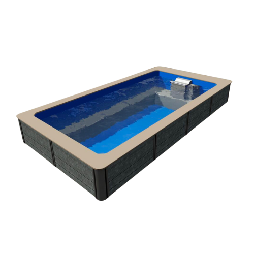 ENDLESS POOL ORIGINAL Tmavě modrá / Hnědá